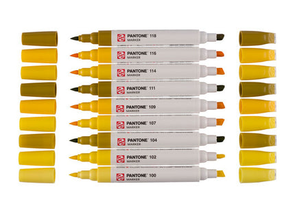 Talens | Pantone marker set 9x Yellow