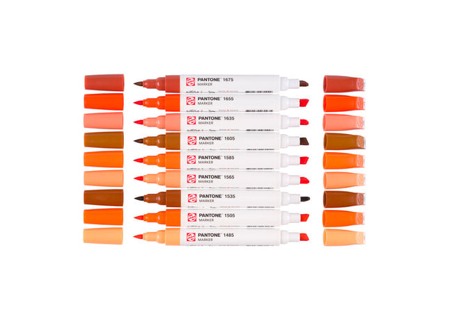 Talens | Pantone Marker Set 9x Warm Red