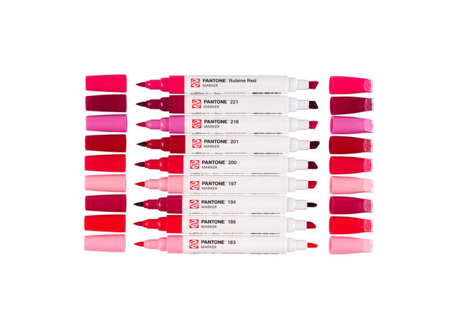 Talens | Pantone Marker Set 9x Cool Red