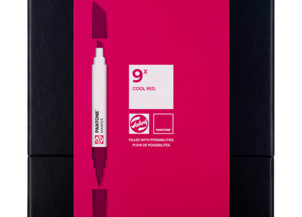 Talens | Pantone Marker Set 9x Cool Red