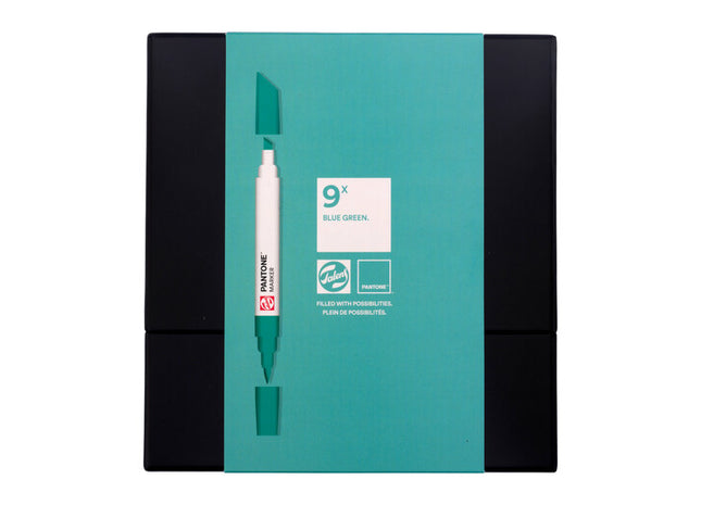 Talens | Pantone set de marqueur 9x Blue Green