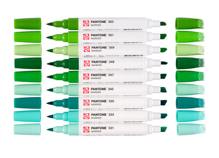 Talens | Pantone set de marqueur 9x Green