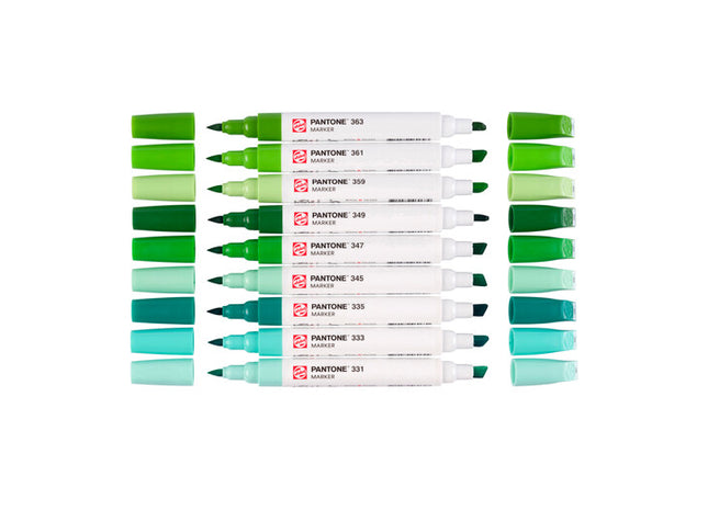 Talens | Pantone Marker Set 9x Green