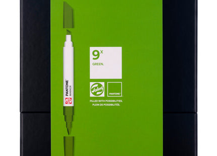 Talens | Pantone marker set 9x Green