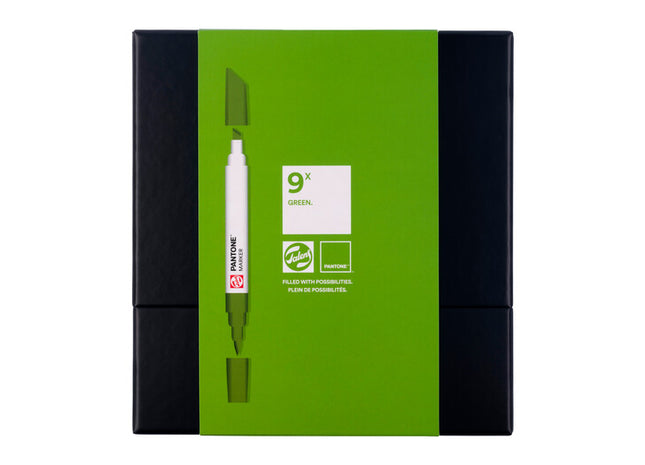Talens | Pantone set de marqueur 9x Green