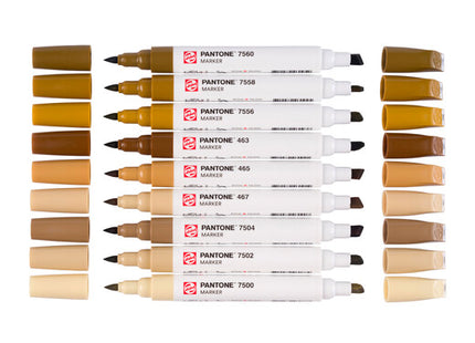 Talens | Pantone set de marqueur 9x Brown