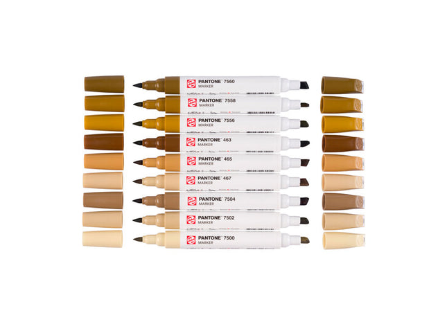 Talens | Pantone Marker Set 9x Brown