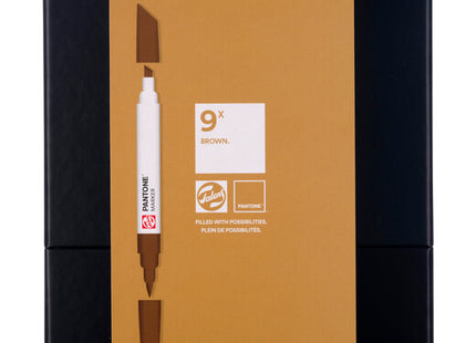 Talens | Pantone marker set 9x Brown