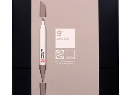 Talens | Pantone marker set 9x Warm Gray