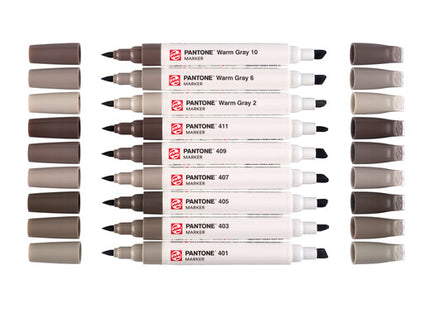 Talens | Pantone Marker Set 9x Warm Gray